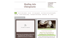 Desktop Screenshot of healingartschiro.com