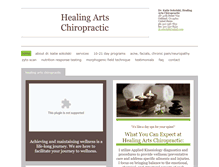 Tablet Screenshot of healingartschiro.com